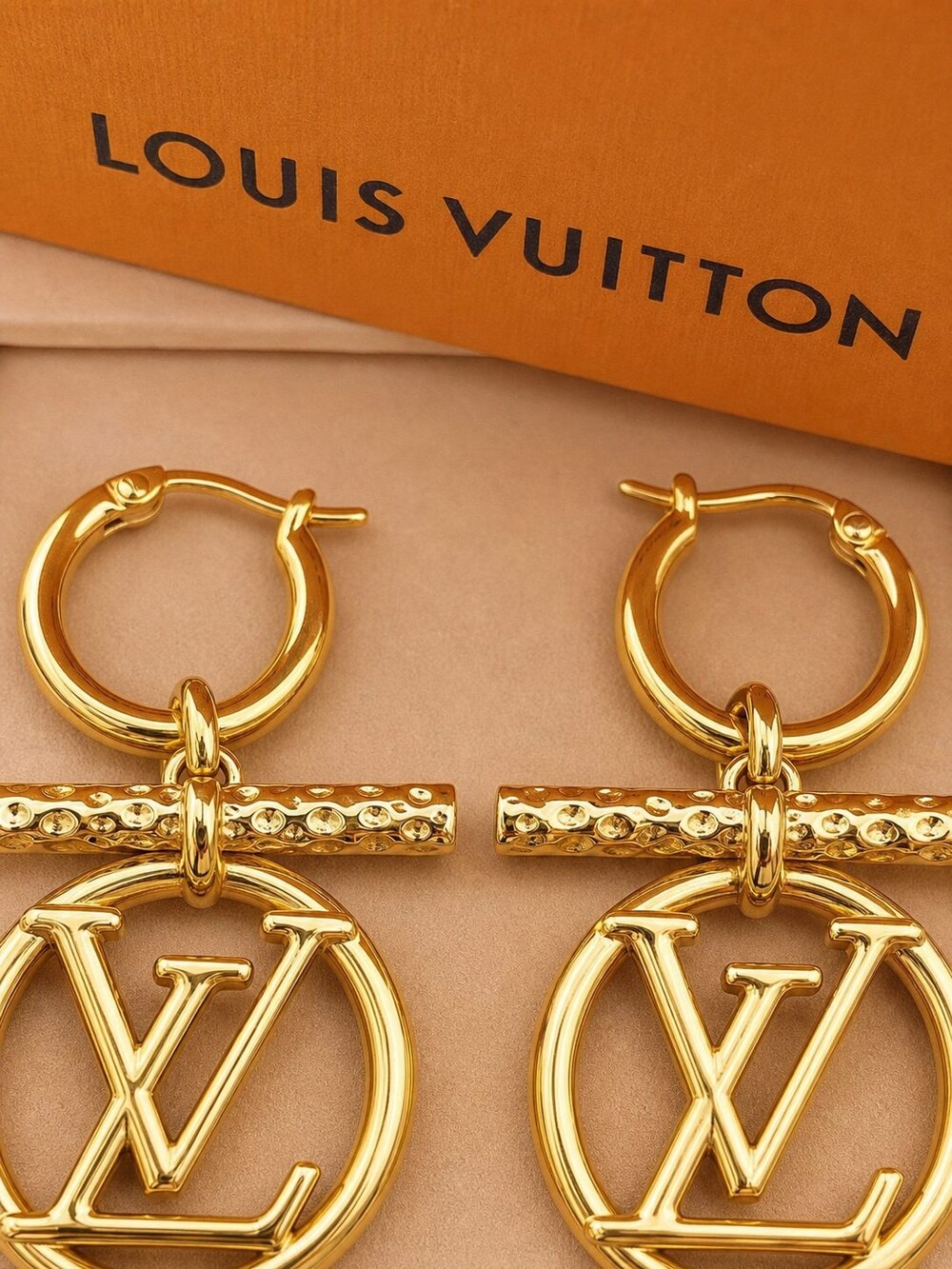 Louis Vuitton Signature Earrings Style 2 | New with Box - Picture 5 of 9